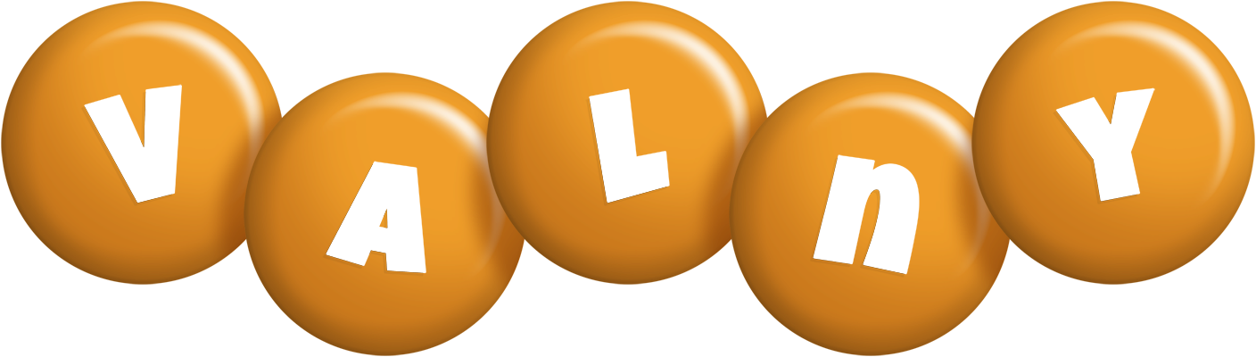 Valny candy-orange logo