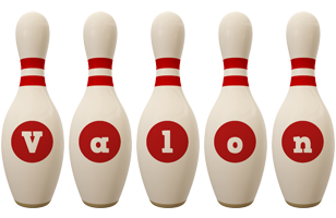 Valon bowling-pin logo