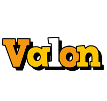 Valon cartoon logo