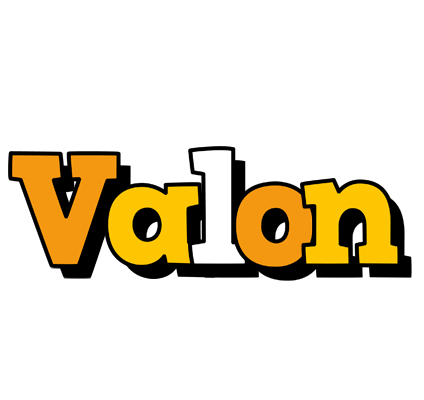 Valon cartoon logo