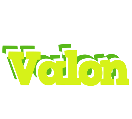 Valon citrus logo