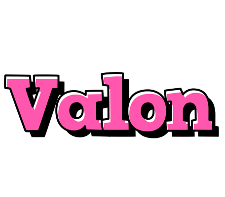 Valon girlish logo