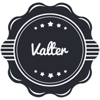 Valter badge logo