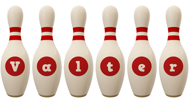 Valter bowling-pin logo