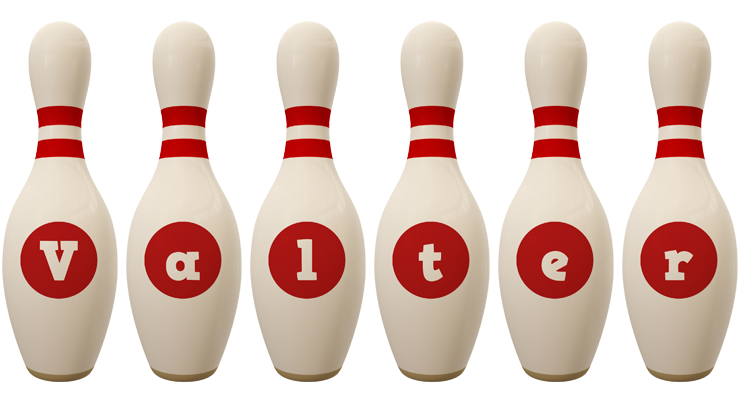 Valter bowling-pin logo