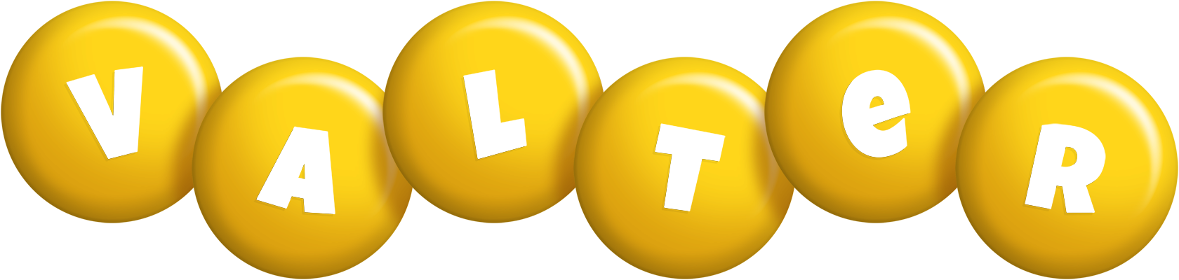 Valter candy-yellow logo