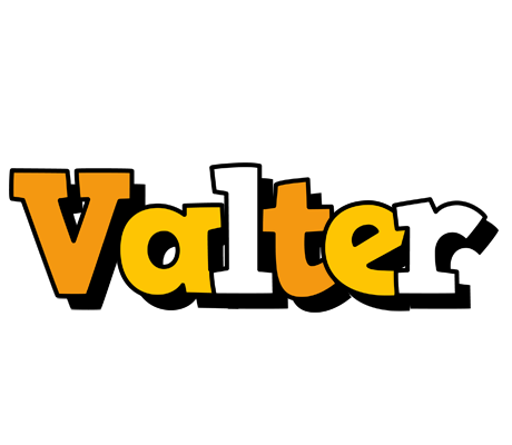 Valter cartoon logo