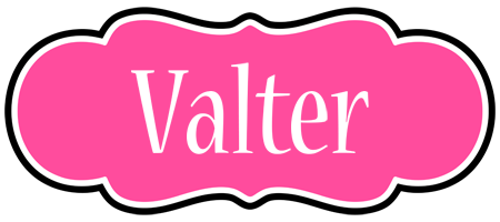 Valter invitation logo