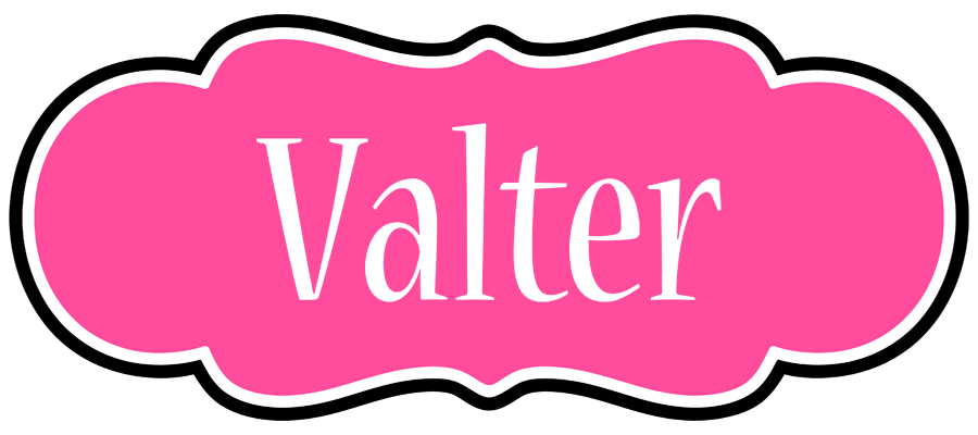 Valter invitation logo