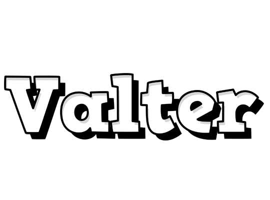 Valter snowing logo