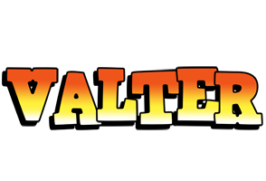 Valter sunset logo