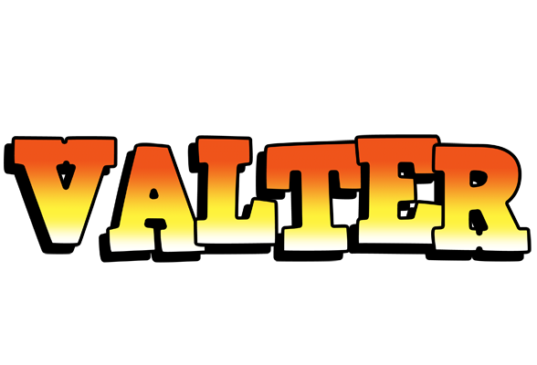 Valter sunset logo