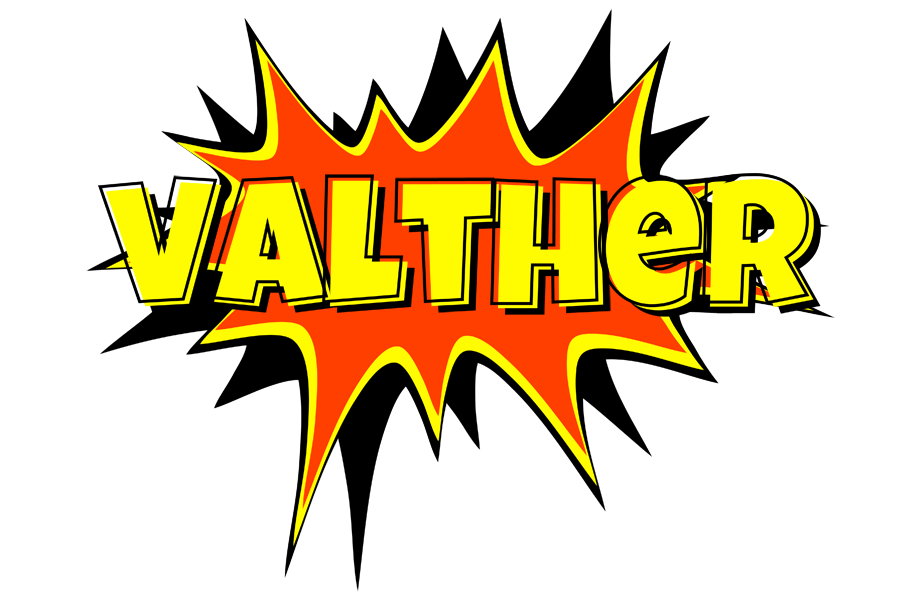 Valther bazinga logo