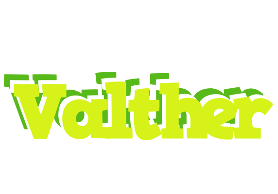 Valther citrus logo