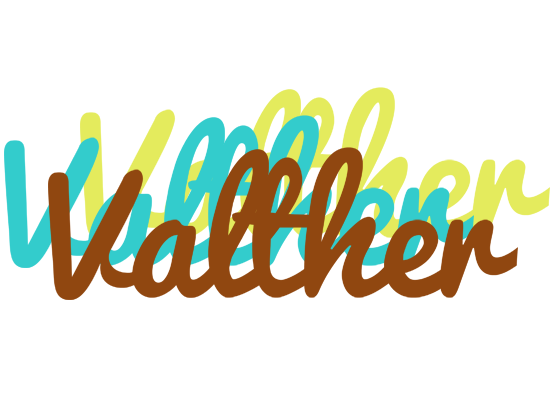 Valther cupcake logo
