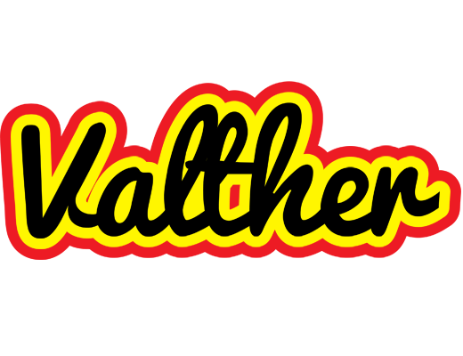 Valther flaming logo