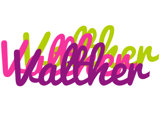 Valther flowers logo