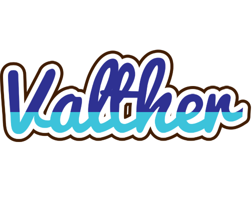 Valther raining logo