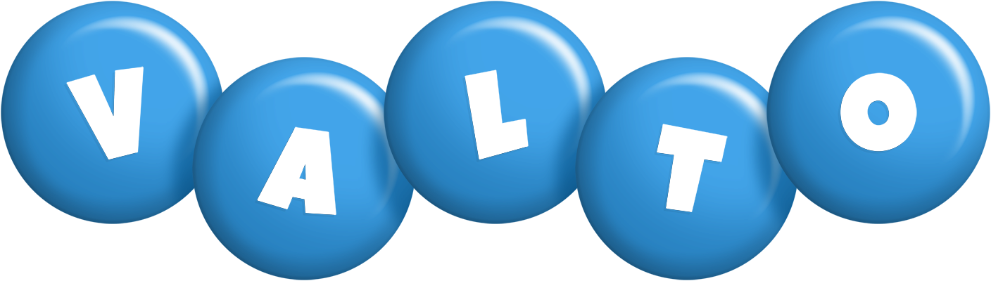 Valto candy-blue logo