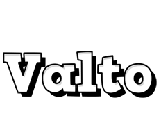 Valto snowing logo