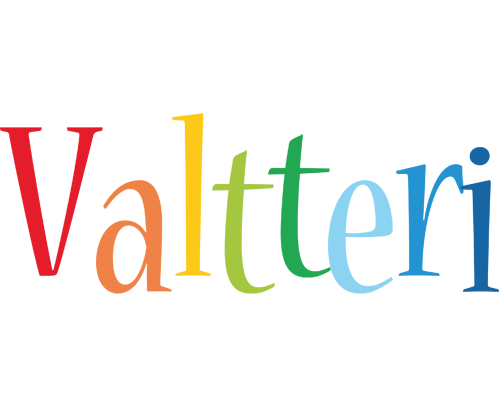 Valtteri birthday logo