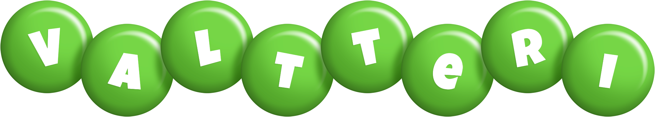 Valtteri candy-green logo