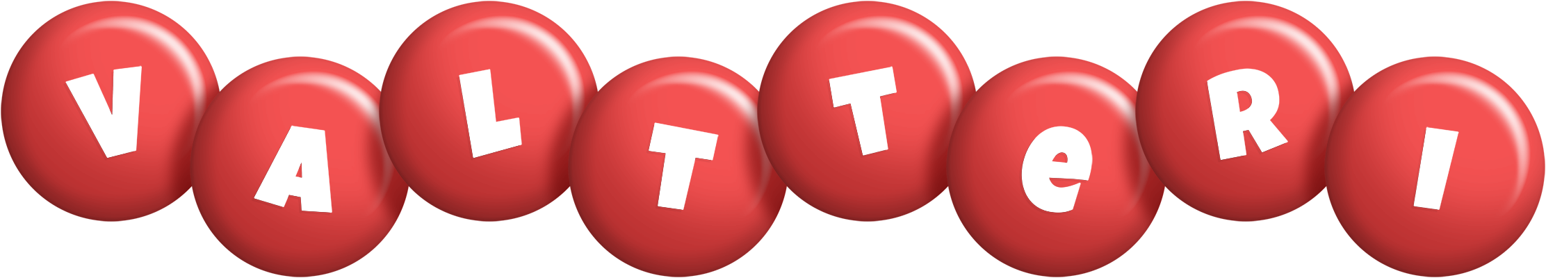 Valtteri candy-red logo