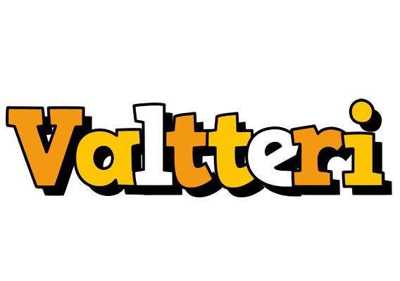 Valtteri cartoon logo