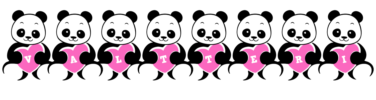 Valtteri love-panda logo