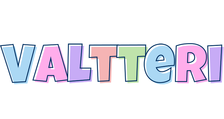 Valtteri pastel logo