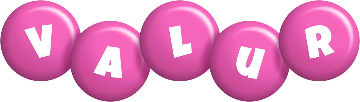 Valur candy-pink logo