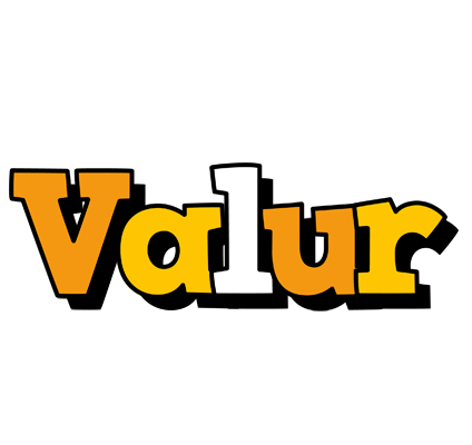 Valur cartoon logo