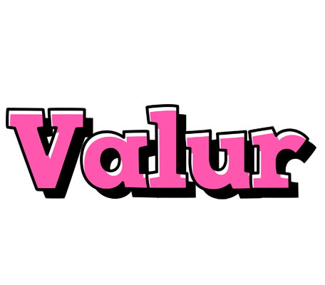 Valur girlish logo