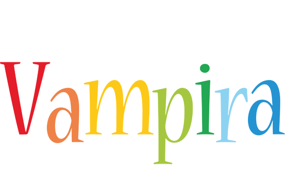 Vampira birthday logo