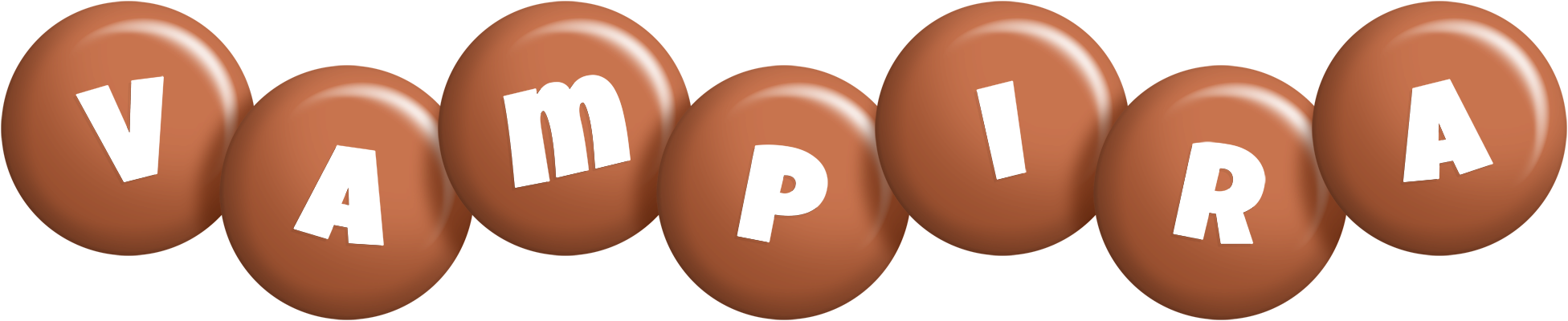 Vampira candy-brown logo