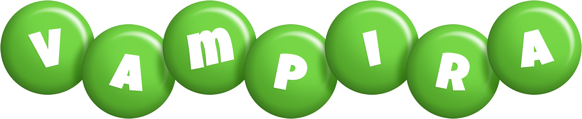 Vampira candy-green logo