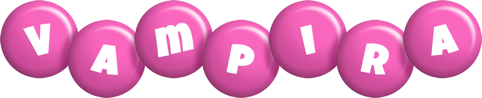 Vampira candy-pink logo