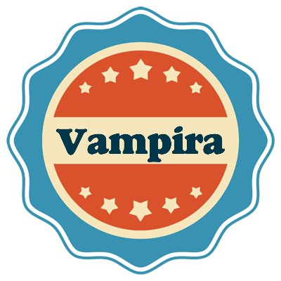 Vampira labels logo