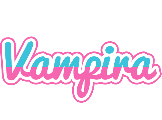 Vampira woman logo