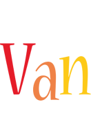 Van birthday logo