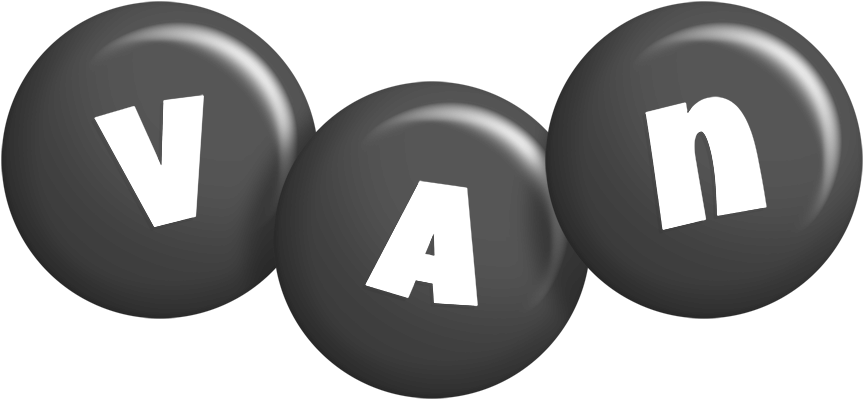 Van candy-black logo