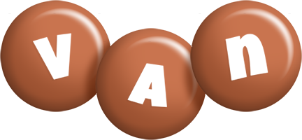 Van candy-brown logo
