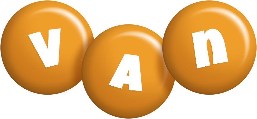 Van candy-orange logo