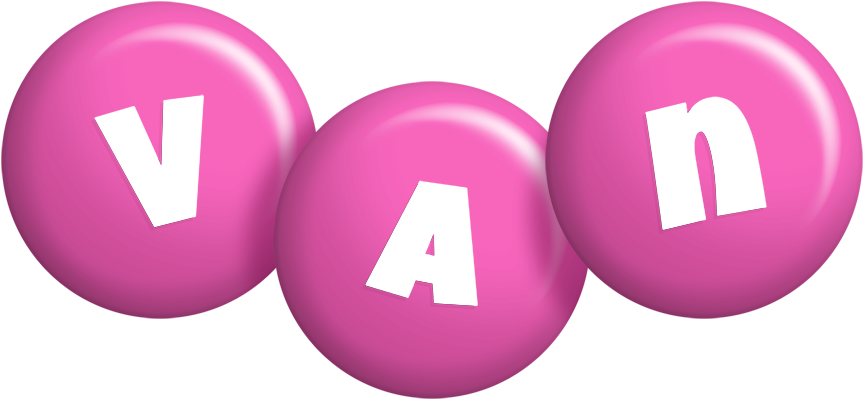 Van candy-pink logo