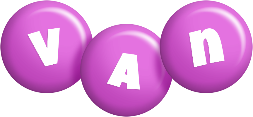 Van candy-purple logo