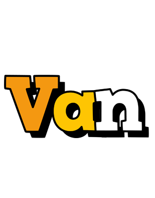 Van cartoon logo
