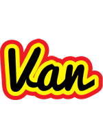 Van flaming logo