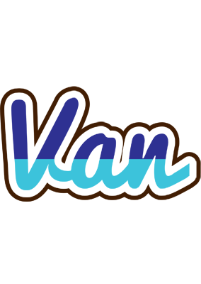 Van raining logo
