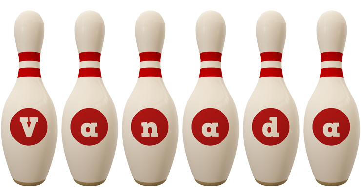 Vanada bowling-pin logo