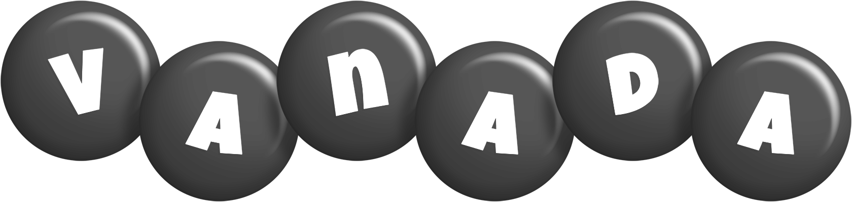 Vanada candy-black logo
